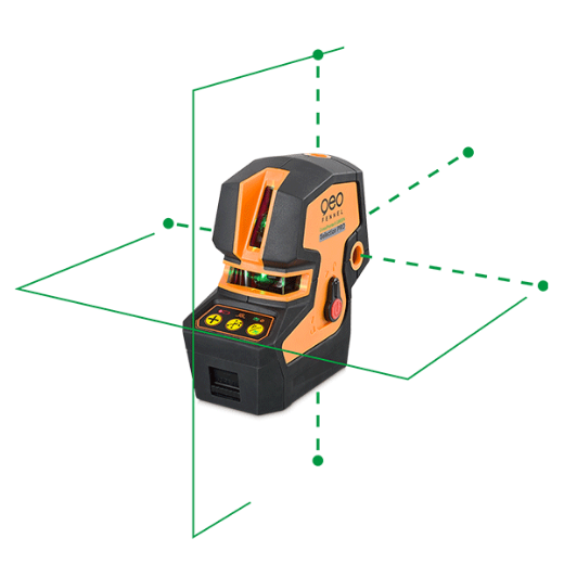 GEO FENNEL CrossPointer5 GREEN Lazer Nivo (ALMAN) resmi